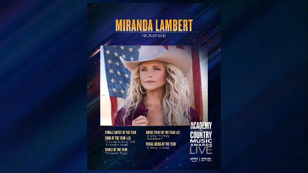 ‘Friends & heroes’ make the ACM noms even better for Miranda Lambert