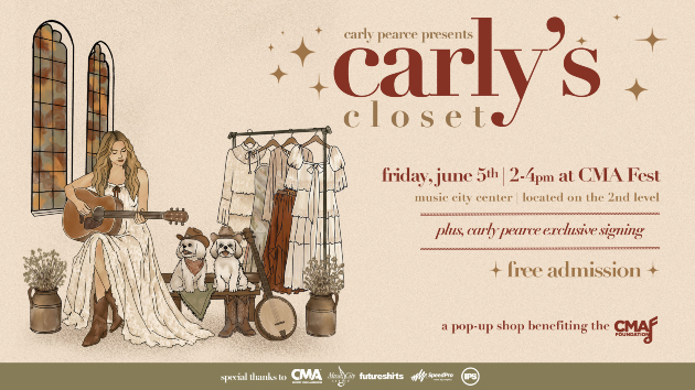 Come check out ‘Every Little Thing’ from Carly [Pearce]’s Closet during CMA Fest