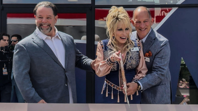 Dolly Parton cuts the ribbon on her Tennessean Travel Stop