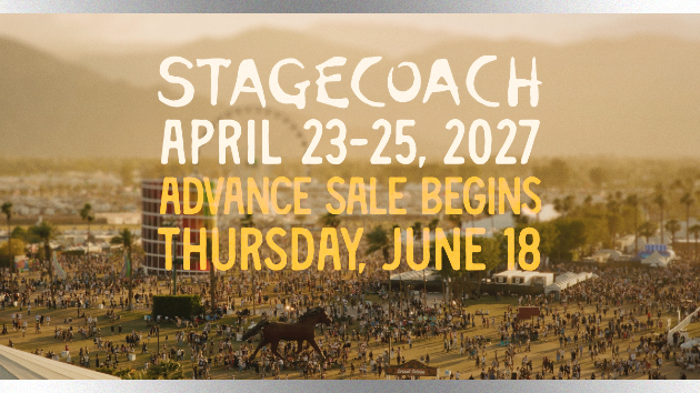 It’s time to catch the Stagecoach for the 2027 California festival