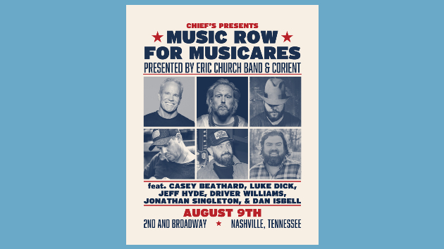 Move over, Chief: Eric Church’s Band takes center stage for charity