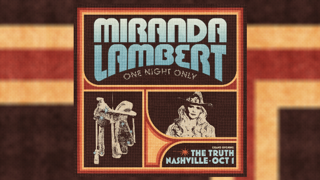 Miranda Lambert and ‘Crisco’ are helping open a new Nashville music venue