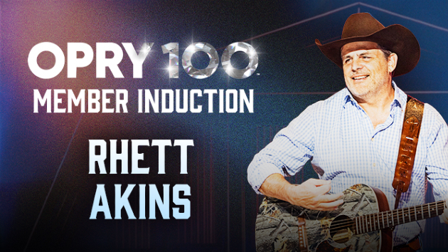 Rhett Akins will celebrate his birthday by becoming an Opry member