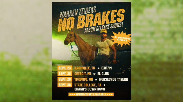 Warren Zeiders maps out the ‘No Brakes’ underplays for third album